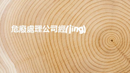危廢處理公司經(jīng)濟責任制度未來的廢棄物處理：技術(shù)進步與環(huán)境保護的新前景？